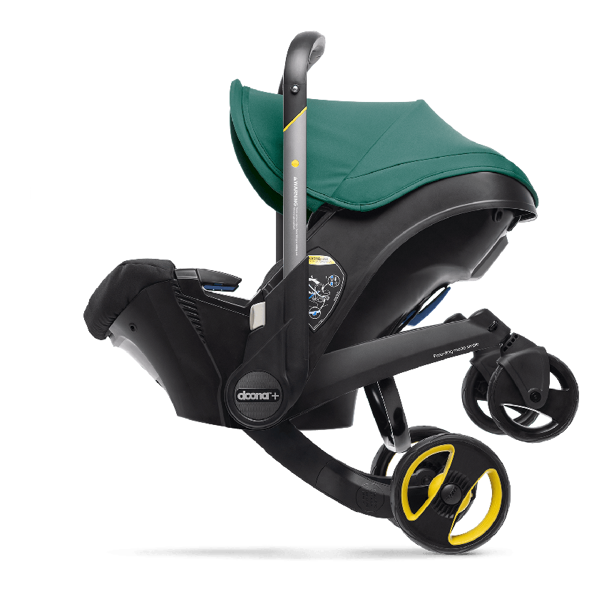 Doona+ Car Seat Racing Green & Free Snap-On Storage Best Seller